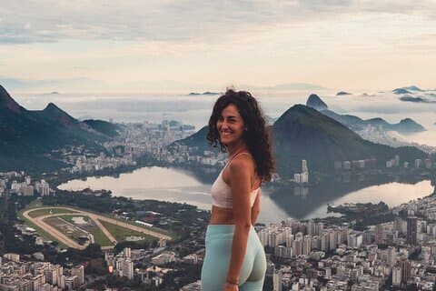Two Brothers Hike in Rio de Janeiro At sunrise