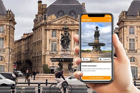 Zelfgeleide speurtocht en bezienswaardigheden in Bordeaux