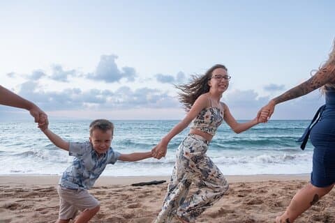 1 timmes privat fotografering på Maluaka Beach Island