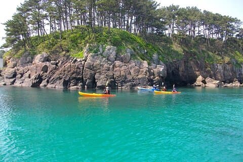 Sea kayaking in Ojika Island, Nagasaki
