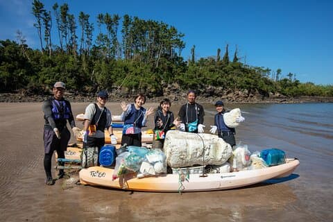Sea Kayaking and Beach Clean up in Ojika Island Nagasaki