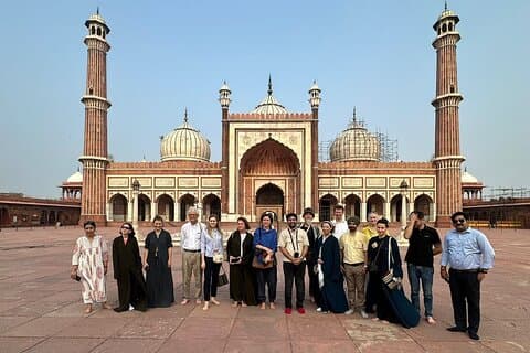 Old Delhi Walking Tour : Mat, kultur och kryddbasarer