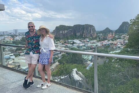 Small Group Tour: Marble Mountains, Linh Ung Pagoda & Am Phu Cave