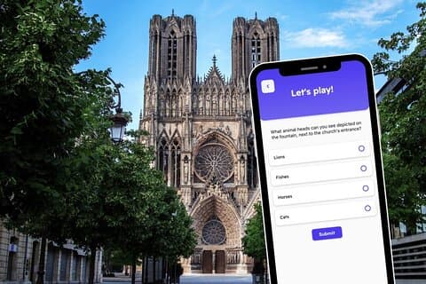 Reims Exploration Game and City Tour on your Phone