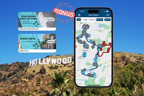 Hollywood berömmelse och kändishem självguidad ljudpaket turné