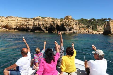 Halvdag Privat Luksus Yacht Marina Albufeira