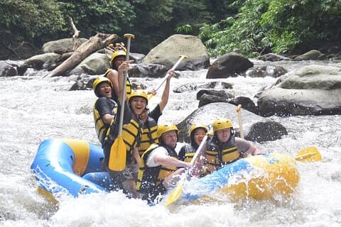 Ubud White Water Rafting and Cycling Tour All Inclusive