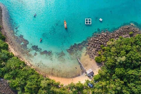 Safari d'une journée sur l'île bleue -avec déjeuner