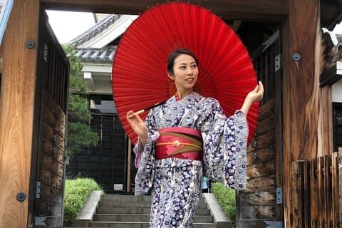 Gå frit ud iført en traditionel kimono