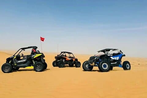 Buggy Ride 30 minuters Desert Safari i Dubai med middag och shower