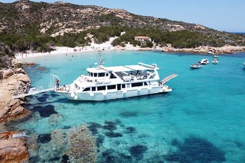 4-stopp båttur til La Maddalena skjærgård