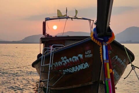 Privat Luxury Long Tail Boat Sunset Serenity