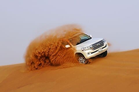 Tour safari nel deserto di Dubai con cena barbecue in privato.