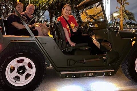 Private Jeep Street Food Tour and Night Roof Top Bar