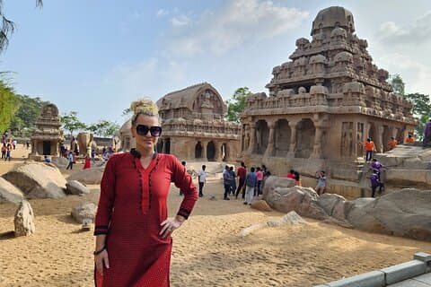 Mahabalipuram und Kanchipuram Tagesausflug von Chennai mit dem privaten Auto mit Guide