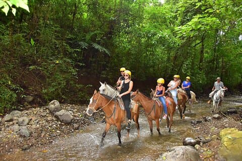 Ridning och båttur. Puntarenas Shore utflykt