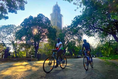 Geführte Stadtrundfahrt durch Mumbai mit dem Fahrrad