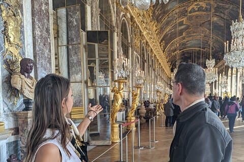 Tour privato di Versailles Palace & Gardens in Golf carrello