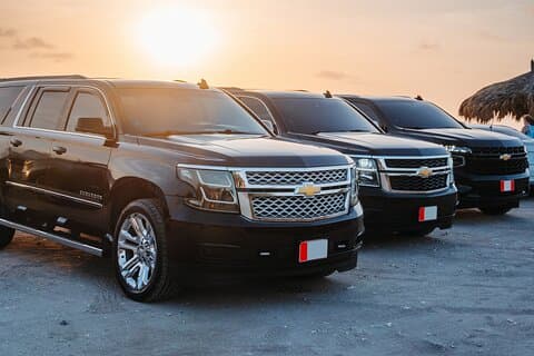 Privat tur - tur flyplass transfer i Aruba luksus SUV