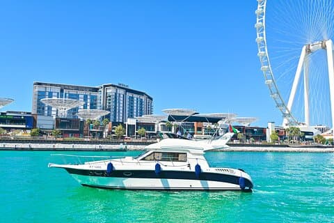 2 uur luxe jachtverhuur in Dubai