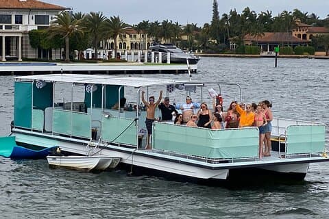 Fort Lauderdales största partyponton