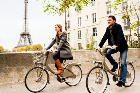 Parigi : tour in bicicletta Punti salienti di Parigi SEMI PRIVATO