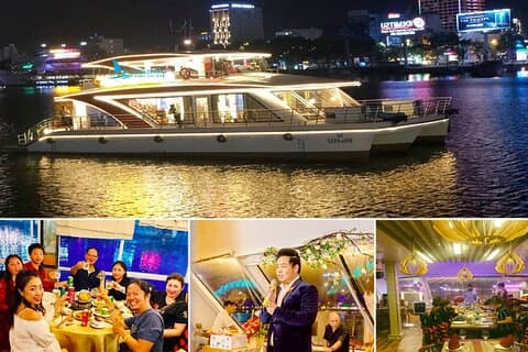 Gustosa cena Han River Dragon Cruise di Yatch & Tradictional Show