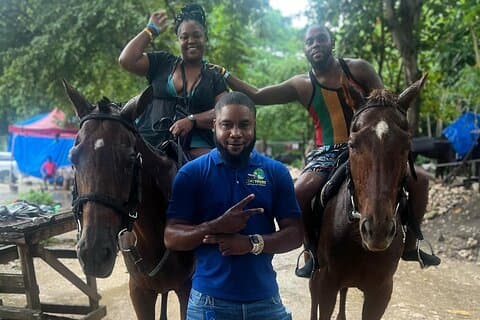 Blue Hole & Horseback Riding Ocho Rios from Montego Bay Jamaica