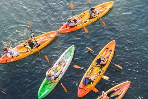 Location de kayak sur le lac Lady Bird