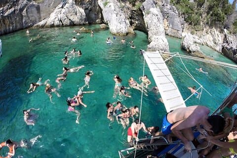 Boat trip for BBQ & Swimming from Corfu town