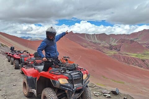 Red Valley and Rainbow Mountain in Quad Bikes