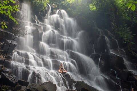 Rijstterrassen, heilige tempels en watervaltour vanuit Ubud