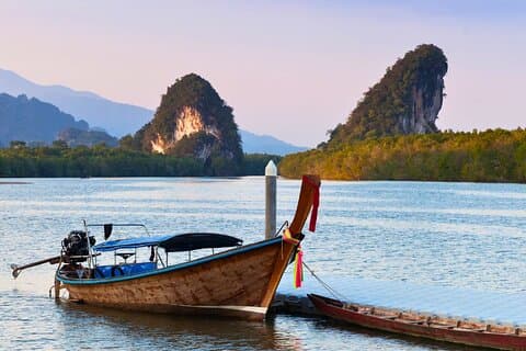 Krabi Half Day Mangrove Boat Trip Khao Khanap Nam Cave with Lunch
