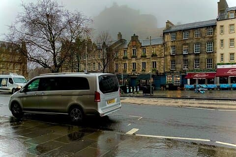 Transferência privada de Edimburgo para St. Andrews
