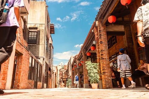 Passeios a pé em Taipei Dihua, Templo Longshan, Mercado Shuanglian