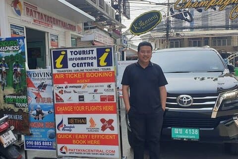 Pattaya à l'aéroport Suvarnabhumi Service de transfert privé 24 heures sur 24