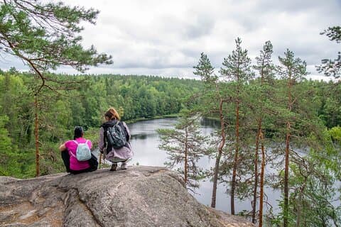 Helsingfors: Nuuksio Nationalpark vandreture med lejrbrand frokost