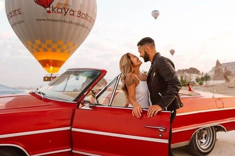 Privat klassisk biltur i Cappadocia med ballongutsikt