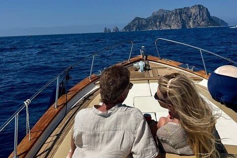 Privat solnedgangstur med typisk Sorrento gozzo