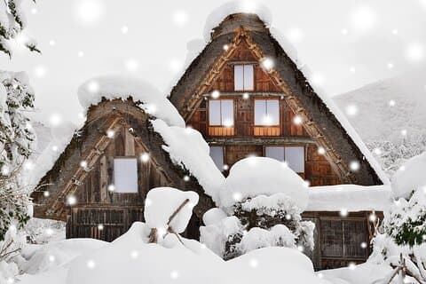 2-dagers busstur til Shirakawago og Hida No Sato Winter Illumination