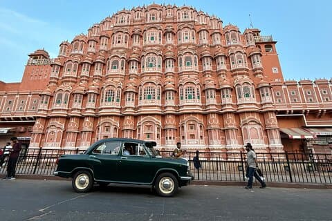 Visite privée d'une journée complète de Jaipur en voiture avec guide