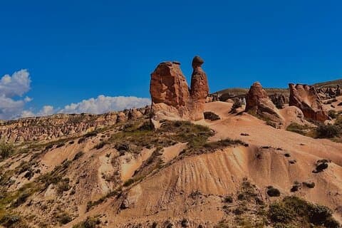 Excursion quotidienne en Cappadoce rouge et souterraine