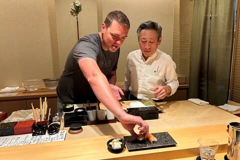 SUSHI gjør opplevelse på restaurant