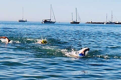 Natation et randonnée privées en eau libre à Cascais