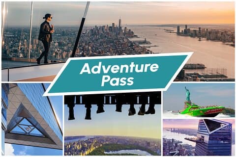 NYC Adventure Pass - Edge Observation Deck, Odjuret och RiseNY