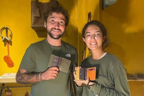 Cours d'initiation à l'atelier d'artisanat du cuir fait main à Hoi An