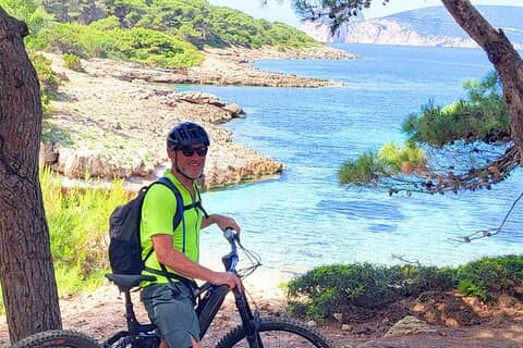 4 timers guidet e-sykkeltur til Capo Caccia i Alghero