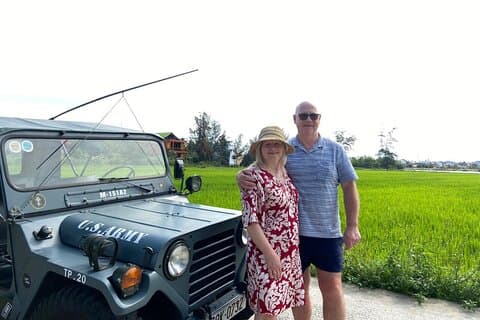 Aventura en jeep por Hoi An: paisajes escondidos e islas pintorescas