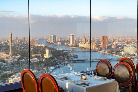 Book Dinner between clouds by full rotating restaurant