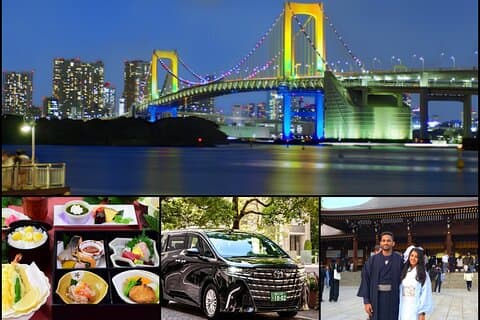 Tokyo All Inclusive Private Night Tour Drive on a Luxury Car